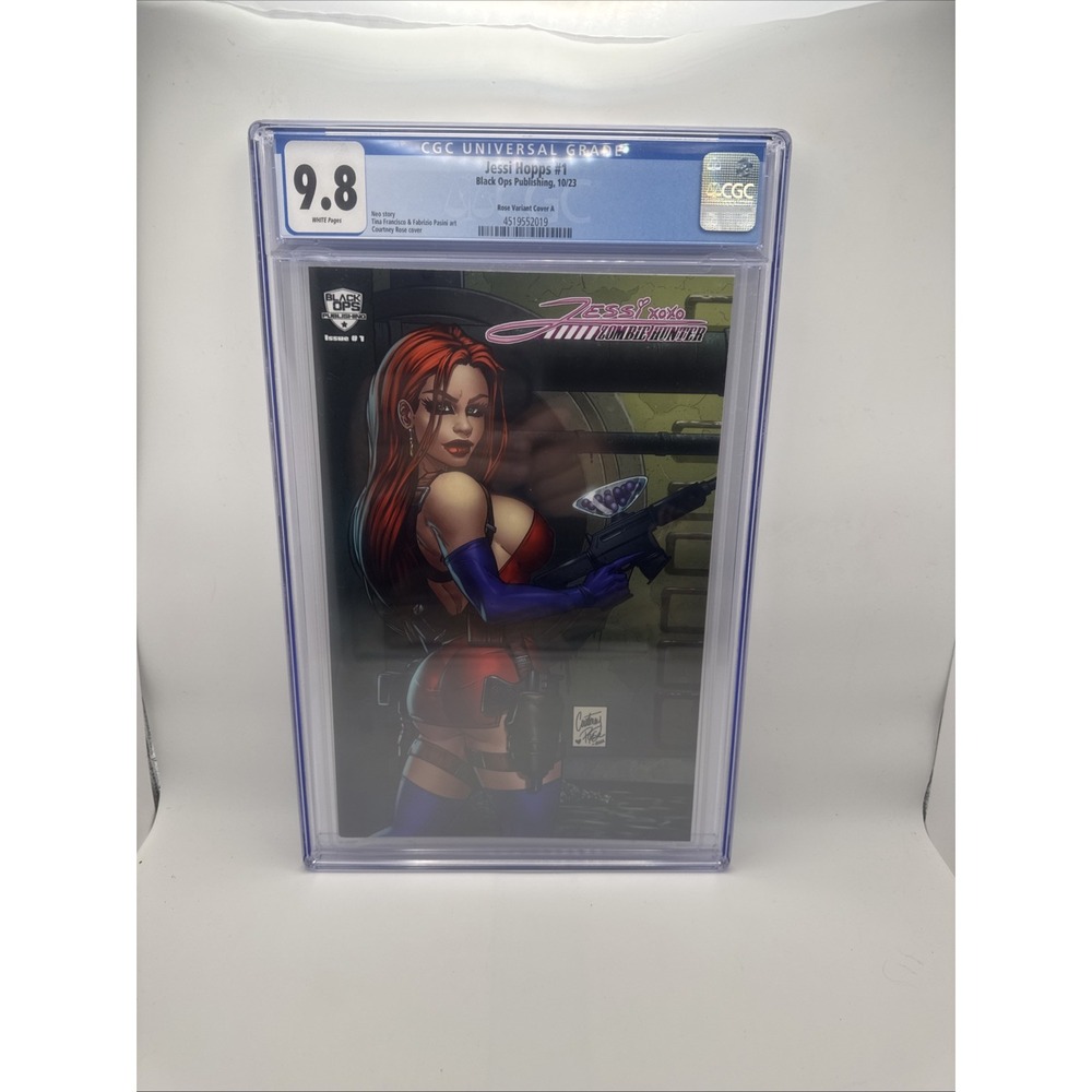 Jessi Hopps #1 Zombie Hunter Courtney Rose Cover CGC 9.8 Issue #1